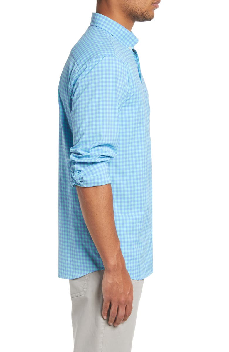 vineyard vines On-The-Go Classic Fit Gingham Button-Down Shirt, Alternate, color, 