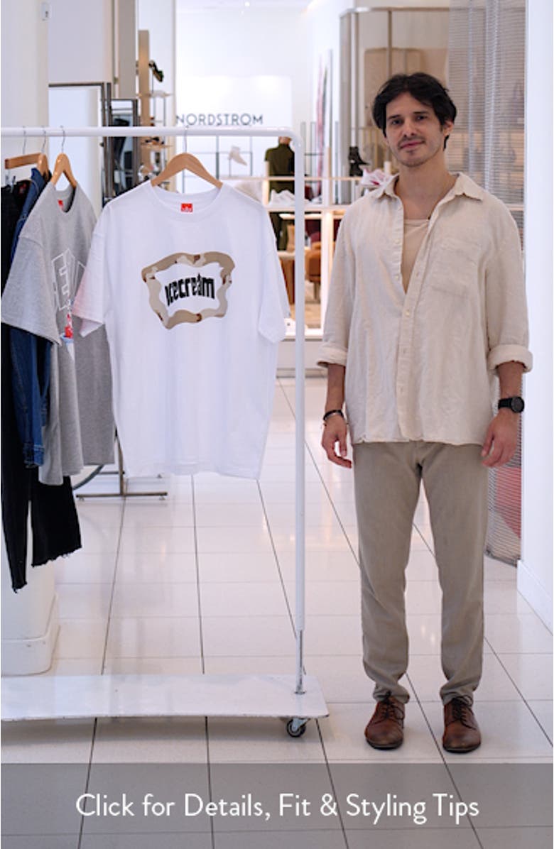 Taupe Cotton Graphic T-Shirt, sales video thumbnail