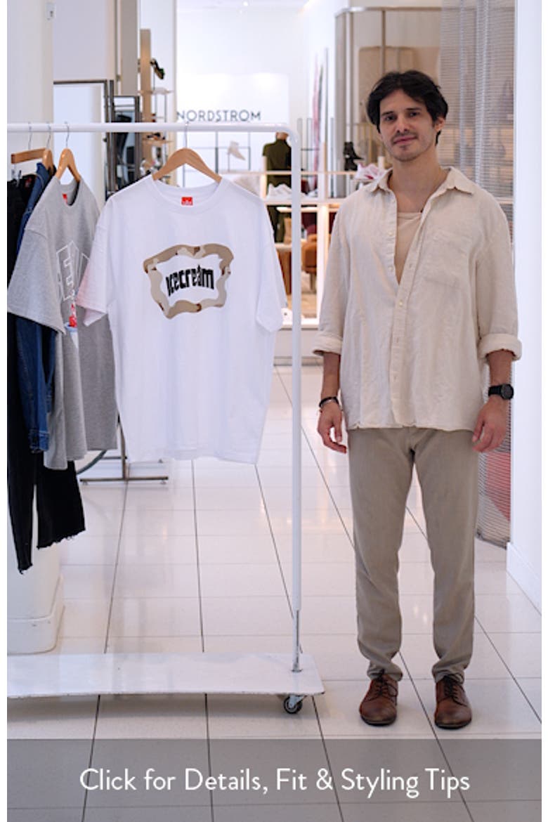 Taupe Cotton Graphic T-Shirt video