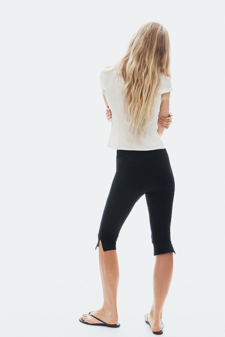 Viscose-Blend Top With Keyhole Detail, Alternate, color, Cream