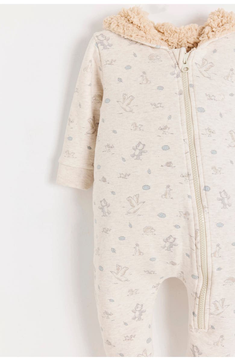 Babycottons Woodsy Zip Coverall for Infant, Alternate, color, Full-Print