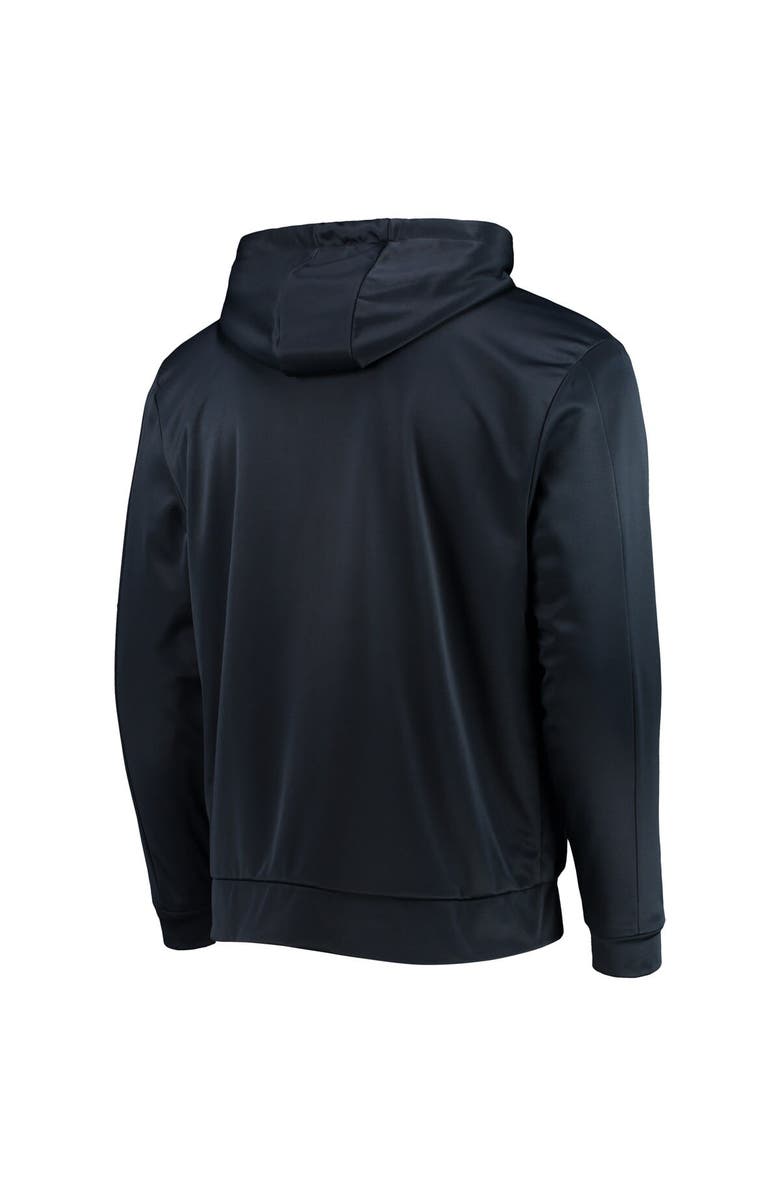 DUNBROOKE Men's Dunbrooke Navy/Orange Chicago Bears Apprentice Full-Zip Hoodie, Alternate, color, Navy