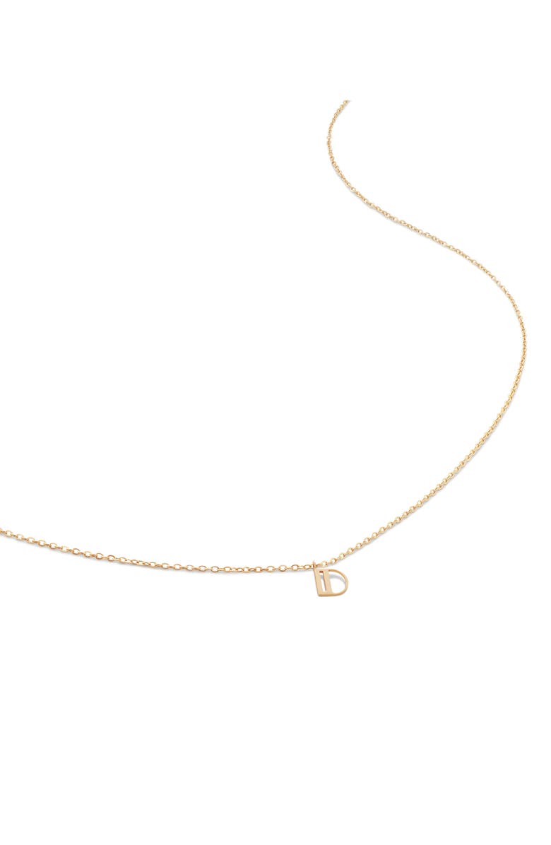 Small Initial Pendant Necklace