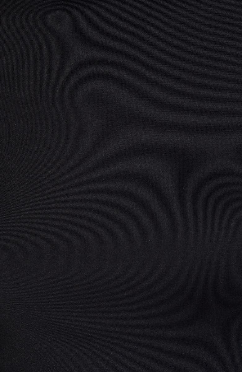 Susana Monaco Long Sleeve Turtleneck Slit Midi Dress, Alternate, color,