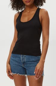 Michael Stars Cher Scoop Neck Tank