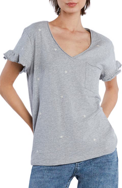 Embroidered Stars T-Shirt