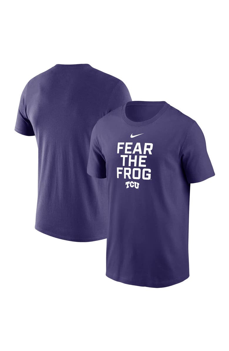 Nike Men's Nike Purple TCU Horned Frogs Local Performance T-Shirt, Main, color,