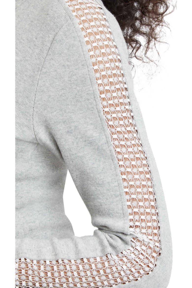 Maternity Sweatshirt Dress, Alternate, color, GREY