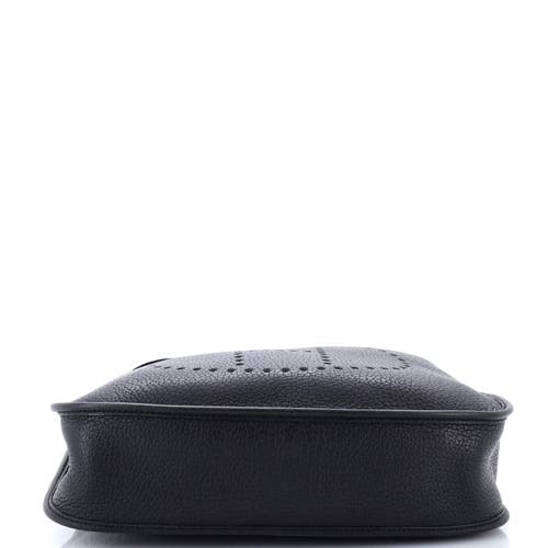 Pre-owned Hermes  Hermes Evelyne Bag Gen I Fjord Gm In Black