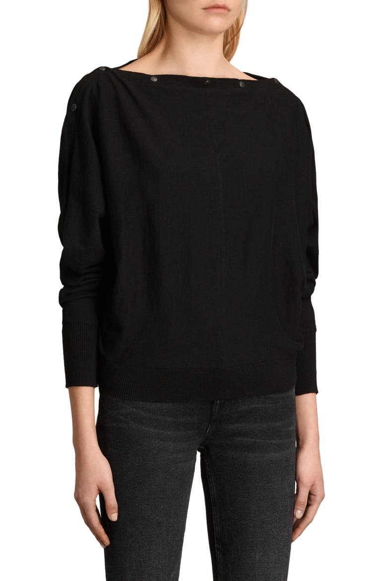 Elle Sweater, Alternate, color, BLACK
