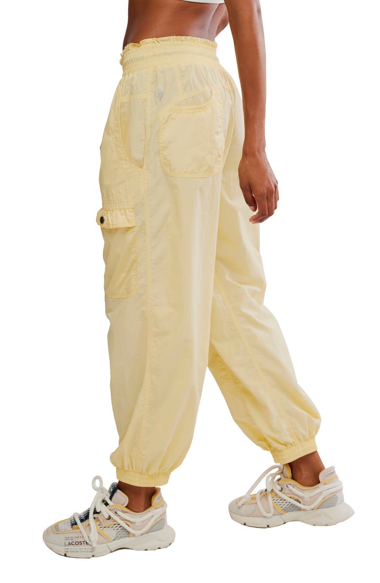 Free People FP Movement Rogue Paperbag Cargo Pants, Alternate, color, Sunlit Yellow