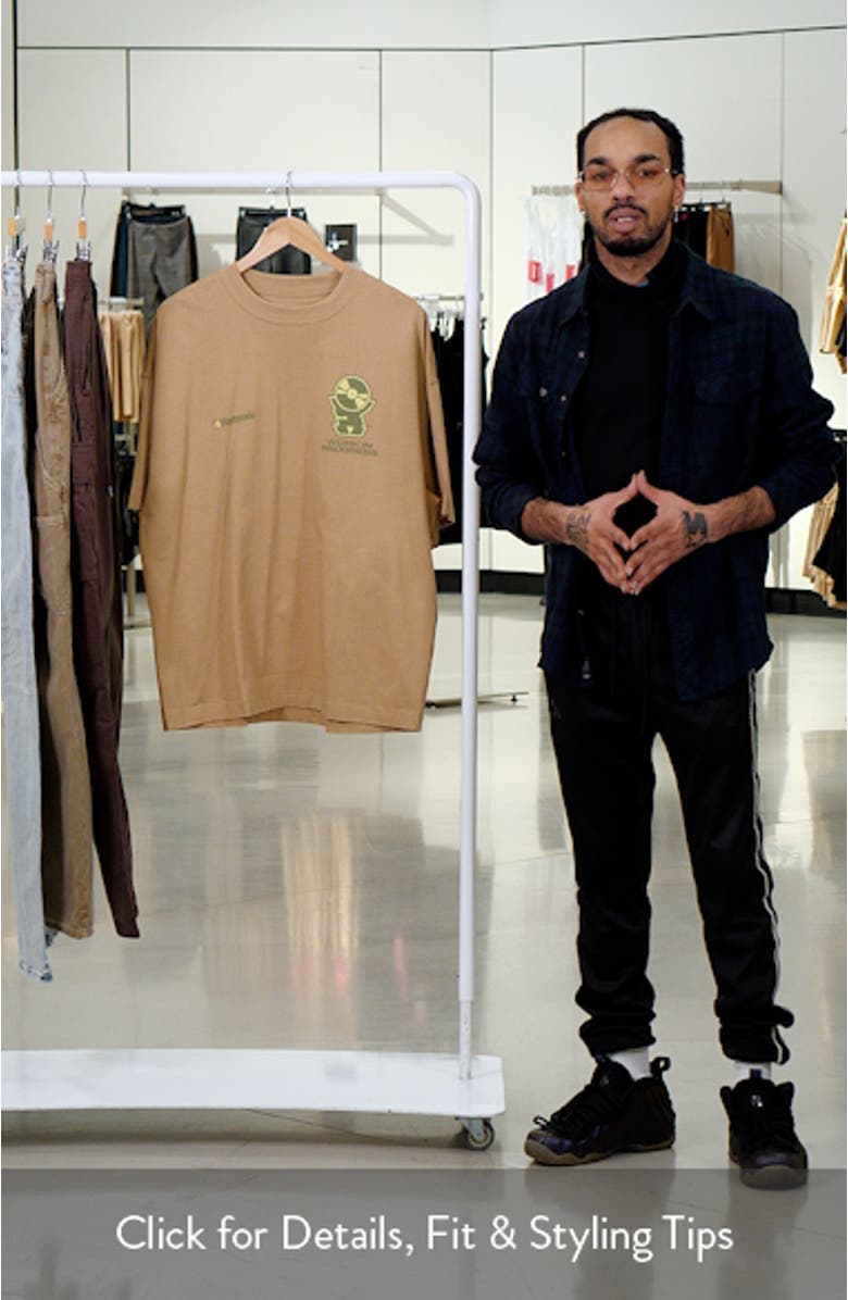 Harttronix Oversize Organic Cotton Graphic T-Shirt, sales video thumbnail