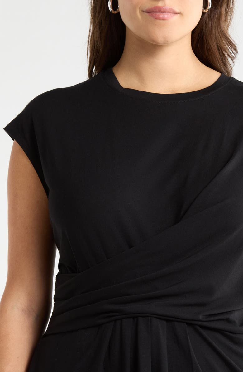 Nordstrom Cap Sleeve Drape Front Top, Alternate, color,