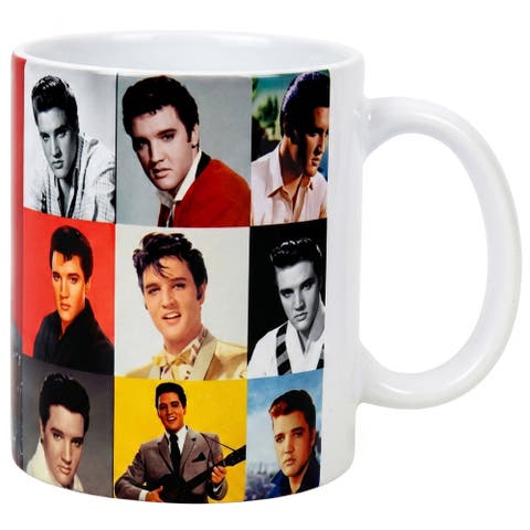 11 oz Elvis Presley Portrait Composite Ceramic Mug