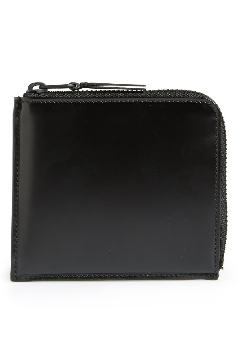 Comme des Garçons Half Zip French Wallet, Main, color, 