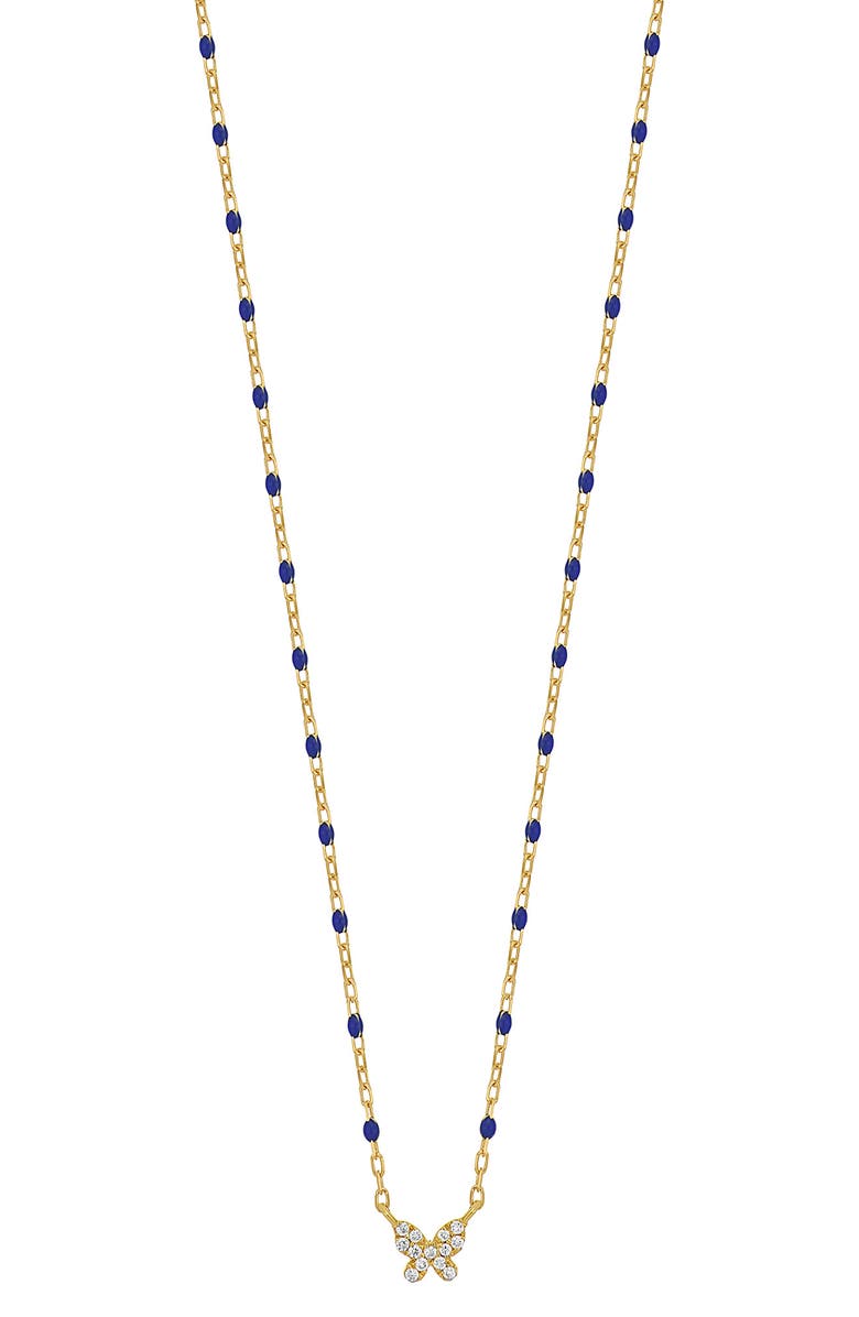 Bony Levy Icon Diamond Butterfly Pendant Necklace, Main, color, 