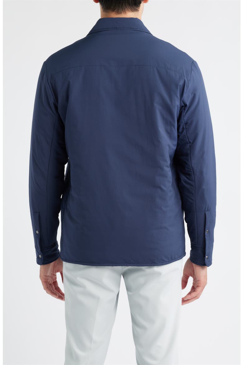 Denzel Featherweight Nylon Snap-Up Shirt Jacket, Alternate, color, WAKE
