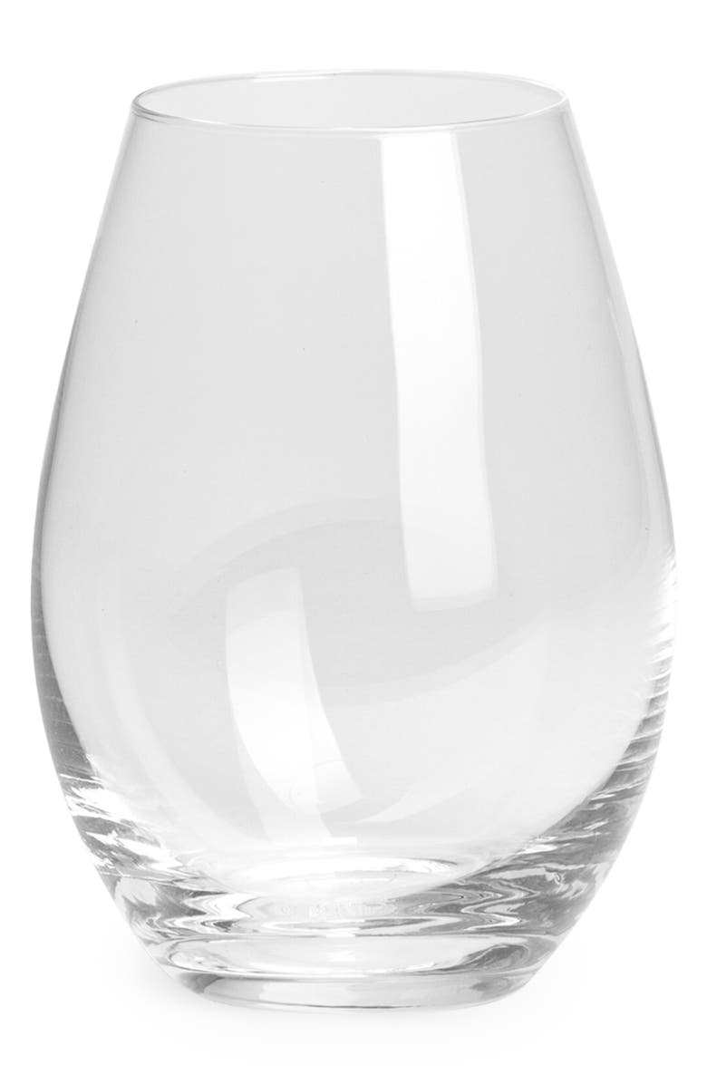 Orrefors More Set of 4 Stemless Wine Glasses, Alternate, color, White