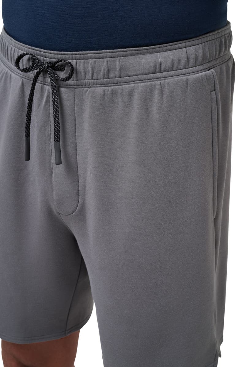 TravisMathew Fibercloud Drawstring Shorts, Alternate, color, Heather Grey