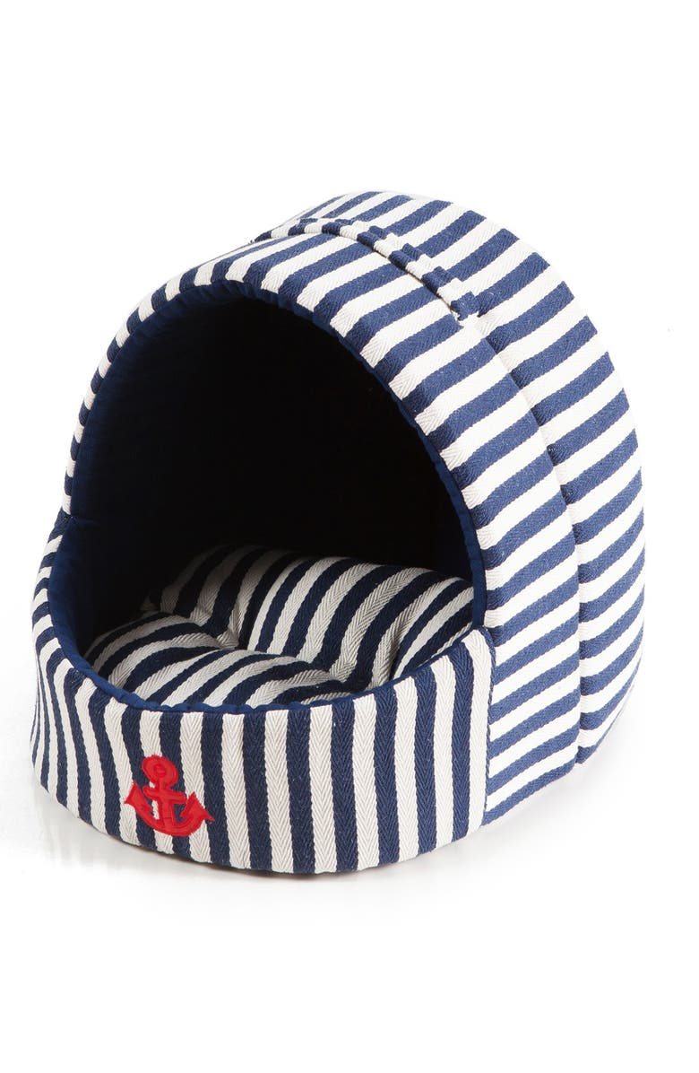 Duck River Textile Dante Stripe Pet House, Main, color,