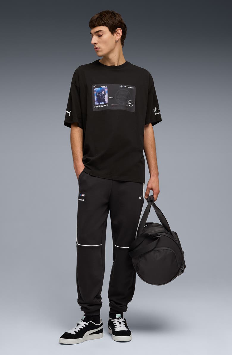 PUMA BMW M Motorsport Sweatpants, Alternate, color, Puma Black