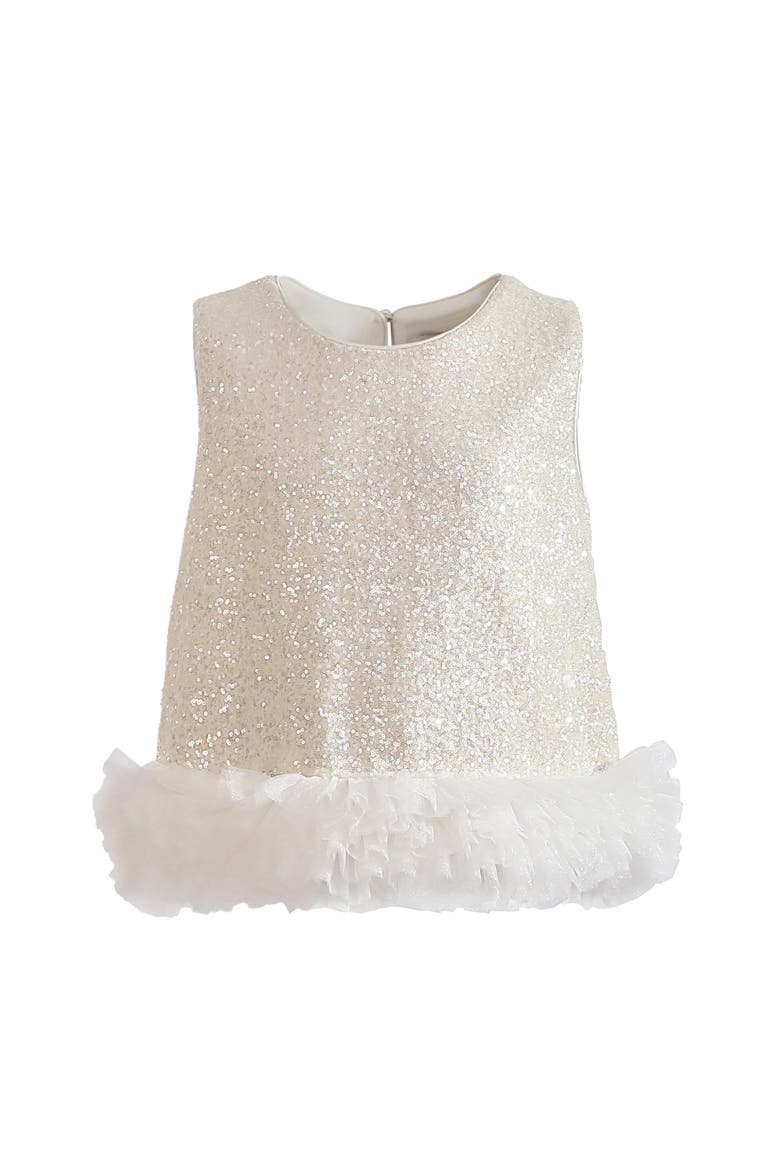 Celeste Sequin Party Outfit, Alternate, color, Ivory