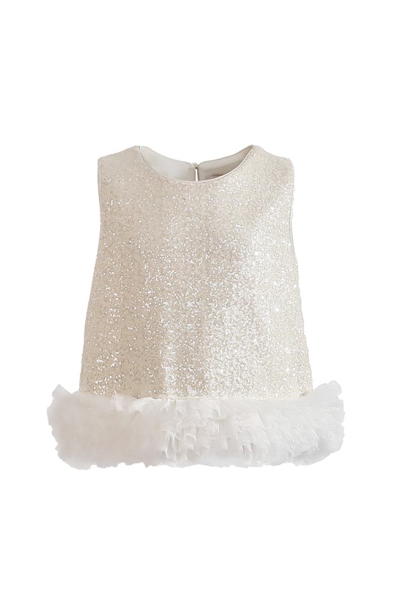 Tulleen Celeste Sequin Party Outfit, Alternate, color, Ivory