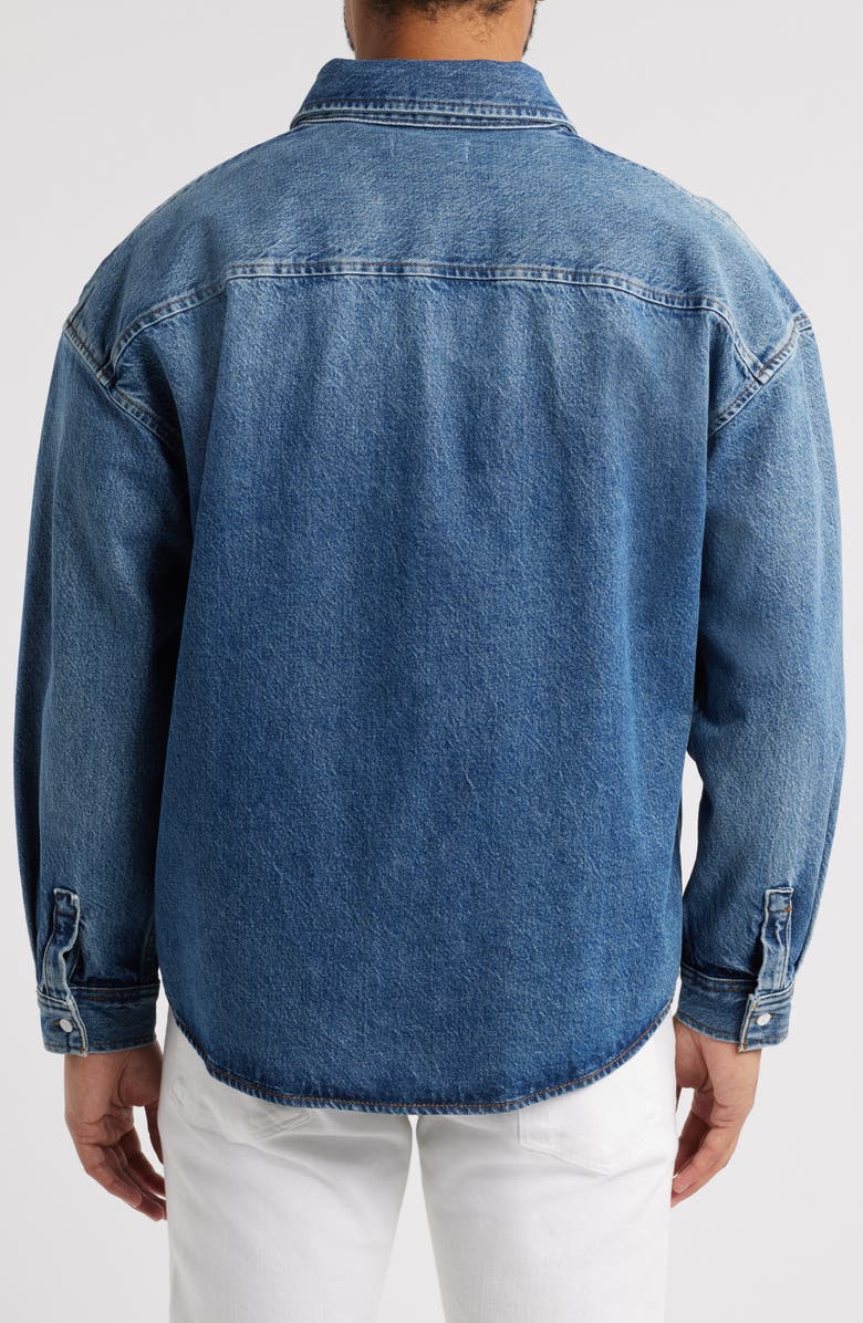 FRAME Relaxed Fit Heavyweight Denim Button-Up Shirt, Alternate, color,