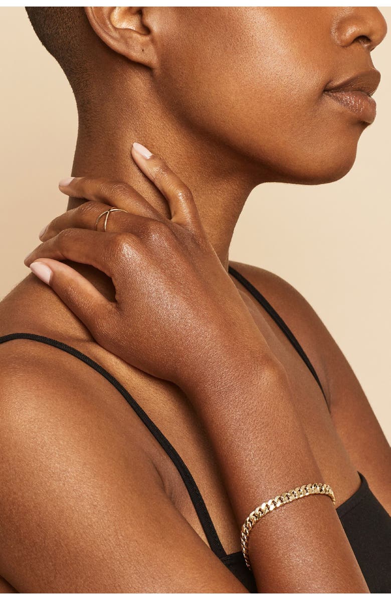 Oradina 14K Yellow Gold Estate Cuban Bracelet, Alternate, color, Yellow Gold