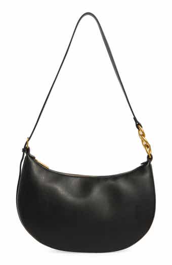 BCBG Chain Detail Crescent Hobo Bag