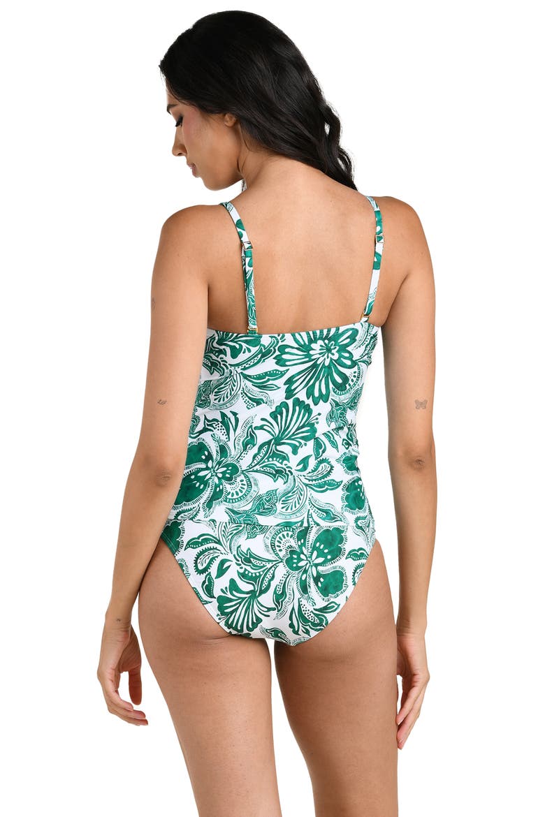 Botanical Brocade Keyhole Tankini Top, Alternate, color, JUNGLE