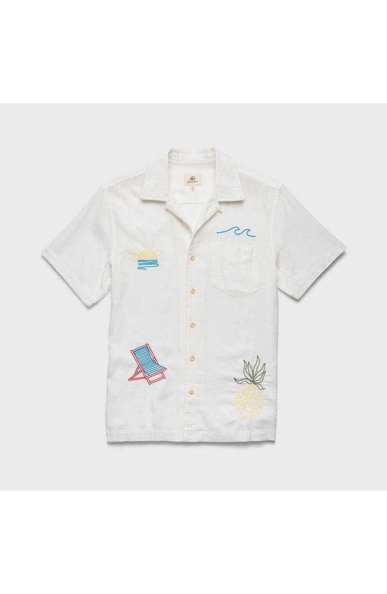 Surfside Supply Co. Mariner Camp Collar Shirt, Alternate, color, 