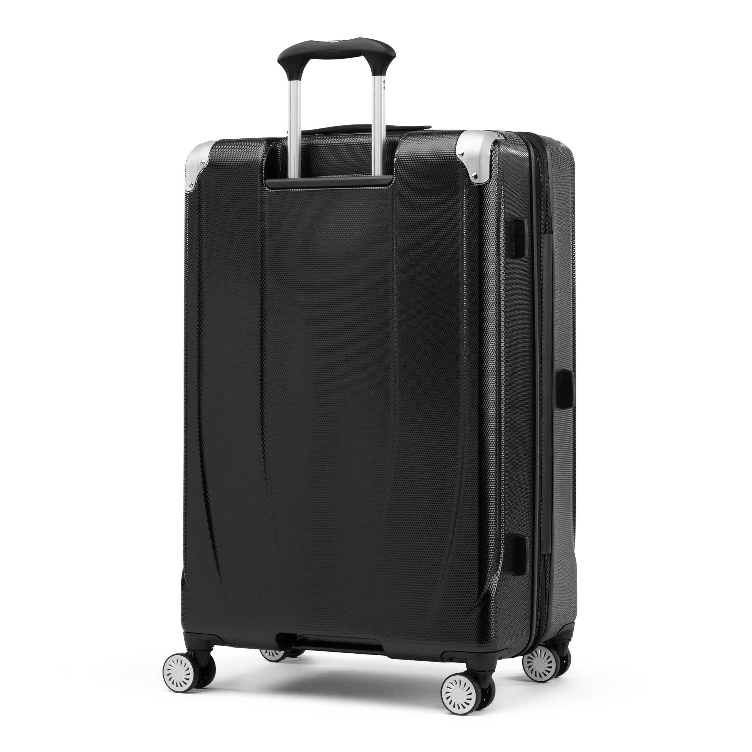 TRAVELPRO Pathways 3 Hardside Expandable 28" Large Check in Spinner Luggage, Alternate, color, Black Knight