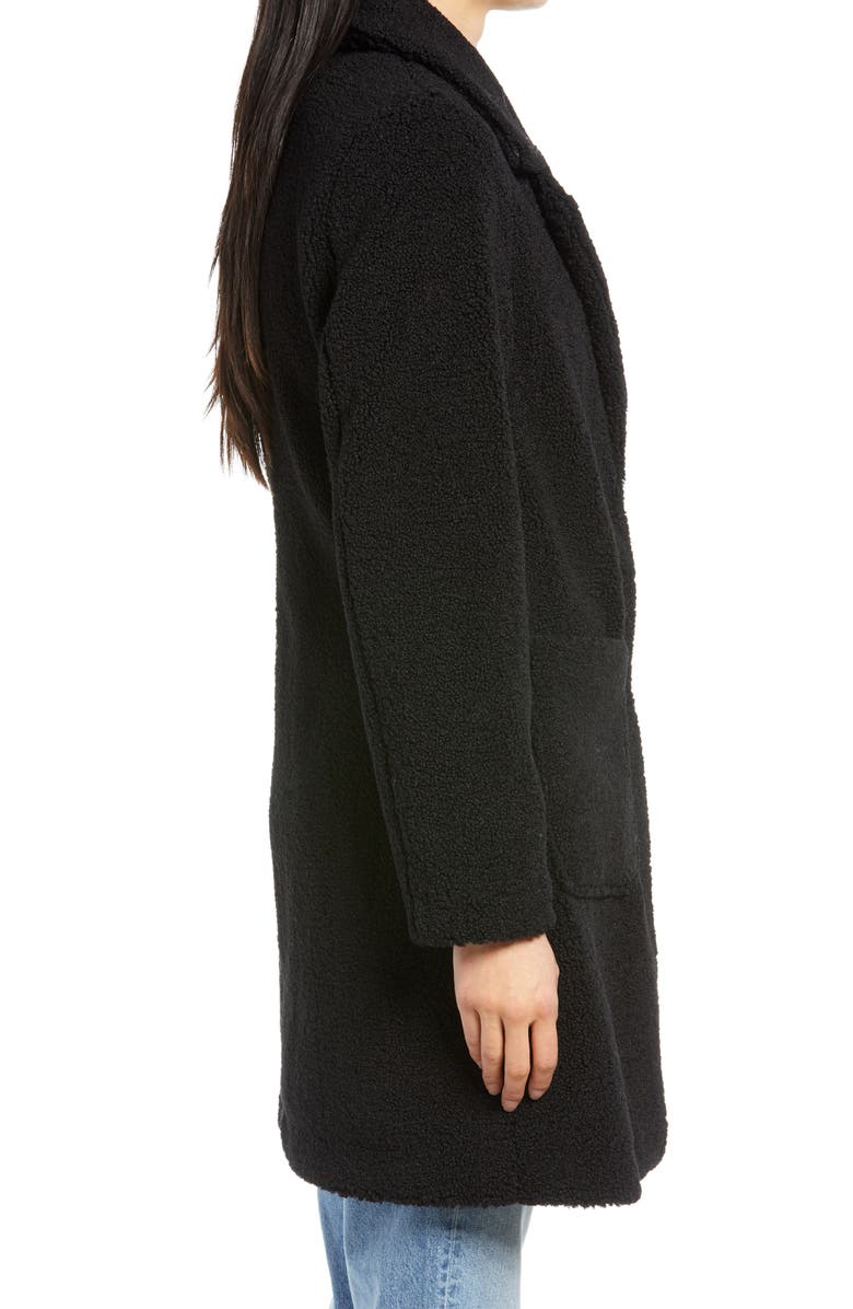 French Connection Faux Fur Teddy Coat, Alternate, color,