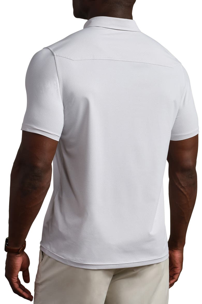 Commuter Slim Fit Performance Polo, Alternate, color, SLEET GRAY MICRO GRID