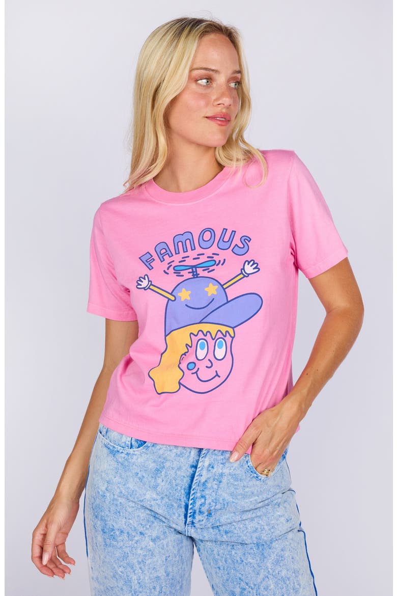 Crop Tee, Main, color, Famous