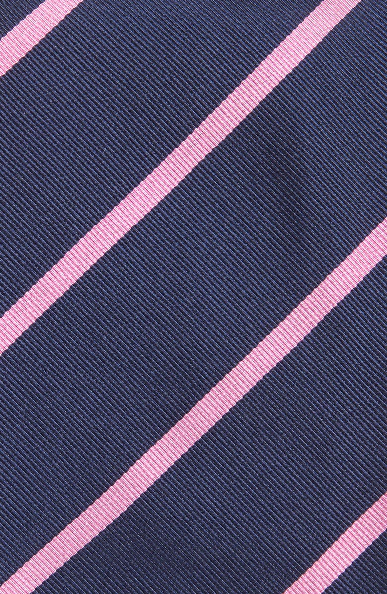 Ralph Lauren Purple Label Super Repp Stripe Silk Tie, Alternate, color,