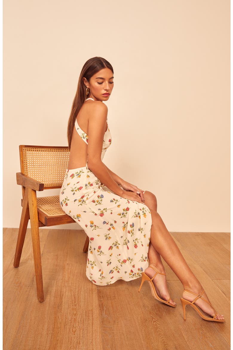 Harleen Floral Print Midi Dress, Alternate, color, NOEMI