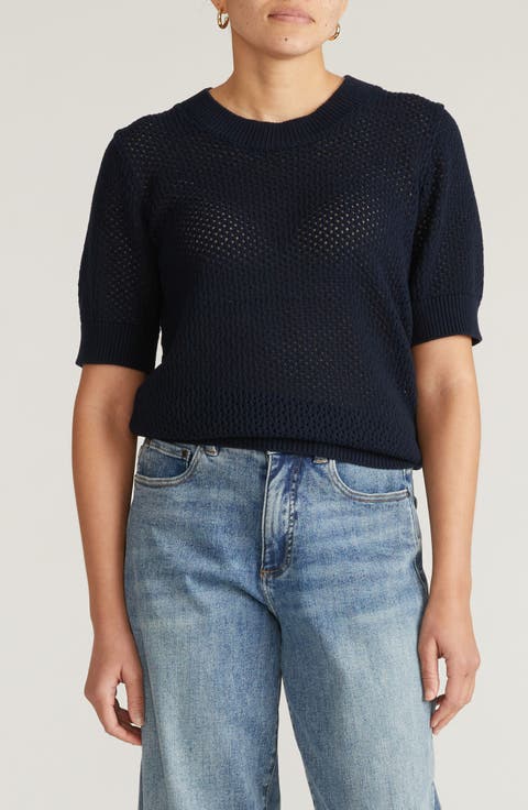 Rosie Cotton Pointelle Sweater (Regular & Plus)
