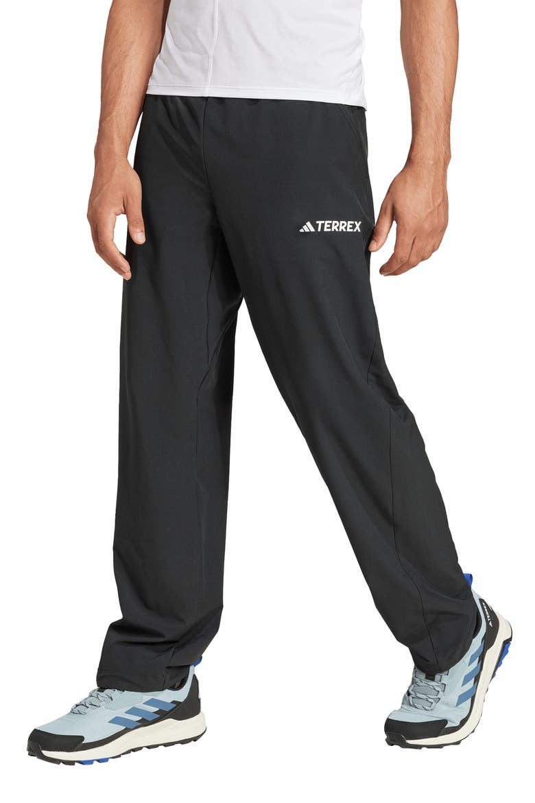 Terrex Liteflex Hiking Pants, Main, color, BLACK
