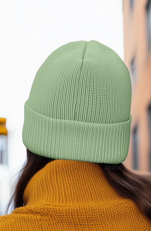 Dalix Salty Beanie Cap In Green