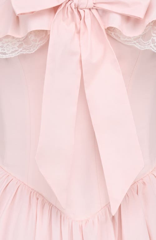 House Of Cb Jaide Off The Shoulder Minidress In Pink