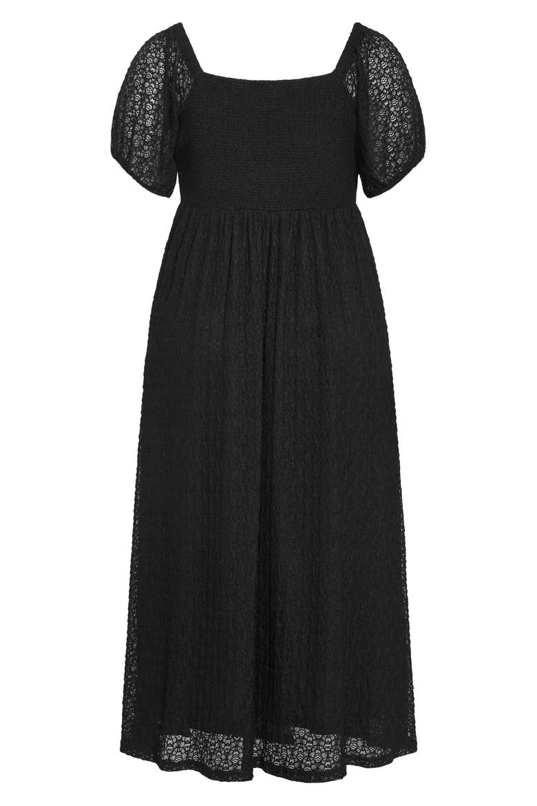 Lani Lace Maxi Dress, Alternate, color, BLACK