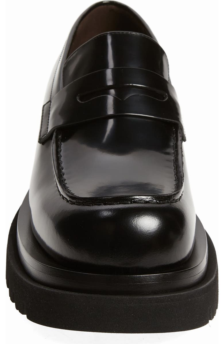 Bottega Veneta Lug Sole Loafer, Alternate, color, Black