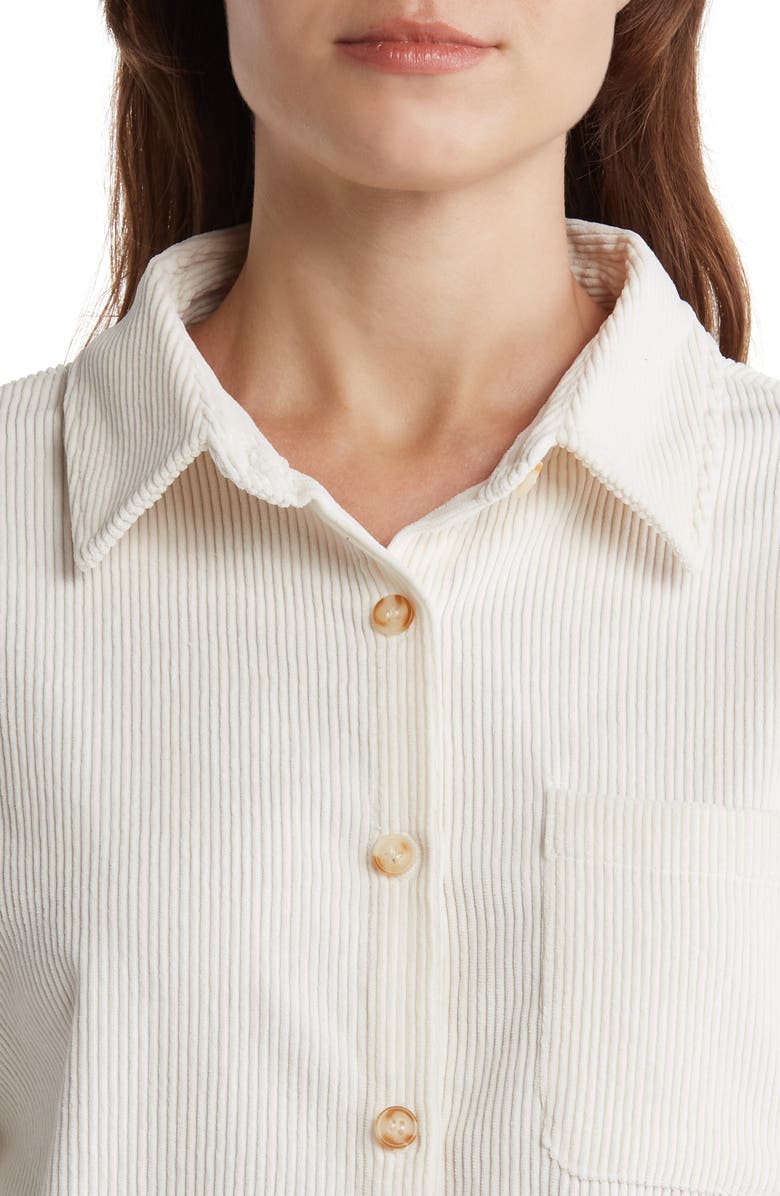 Blu Pepper Corduroy Shirt Jacket, Alternate, color, 