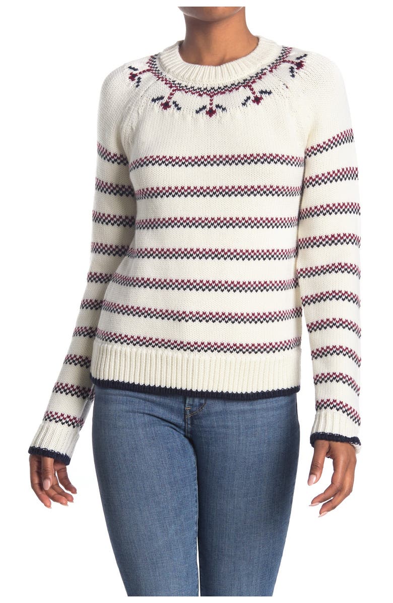 La Ligne Scots Wool Sweater, Main, color, 