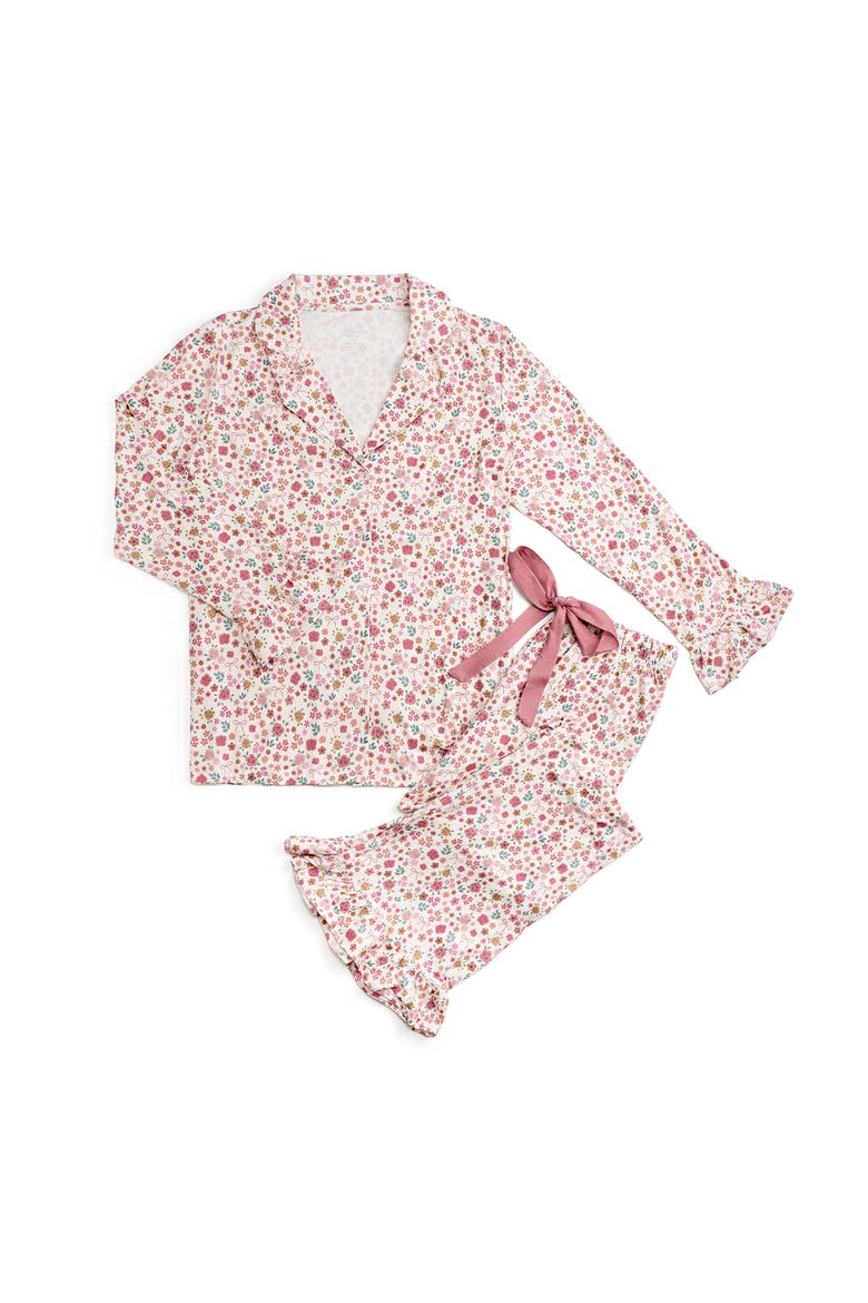 Berry Floral Women's Lounge Set, Main, color, Mauve