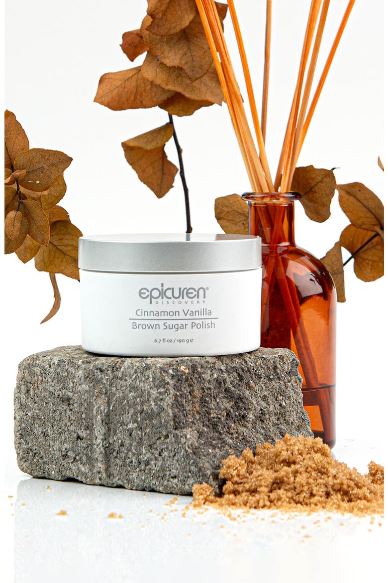 Cinnamon Vanilla Brown Sugar Body Polish, Alternate, color, Brown