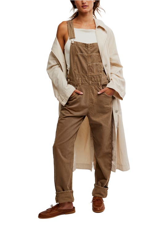 Free People X We The Free Ziggy Denim Overall In Brown