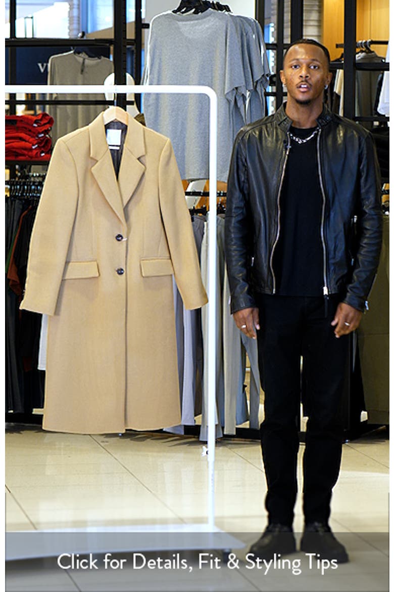 Virgin Wool Blend Coat video